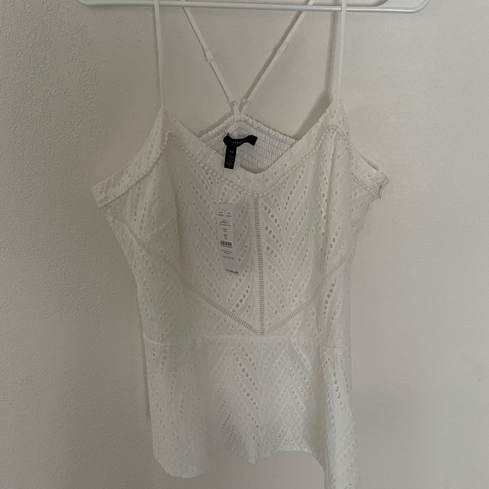 White House Black Market white cami